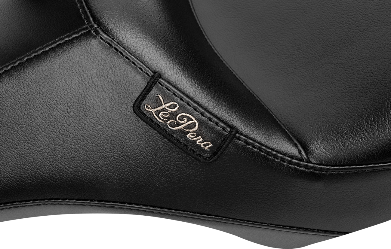 LE PERA Outcast Seat - With Backrest - Plain - FLH/FLT '23-'25 LV-987BR