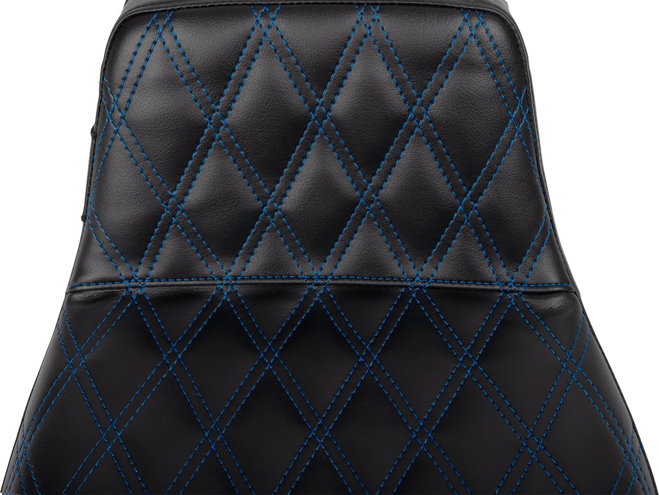 LE PERA Tailwhip Daddy Long Legs Seat - Blue Double Diamond Stitch - FLH/FLT '23-'25 LV-587DLDD-BE01