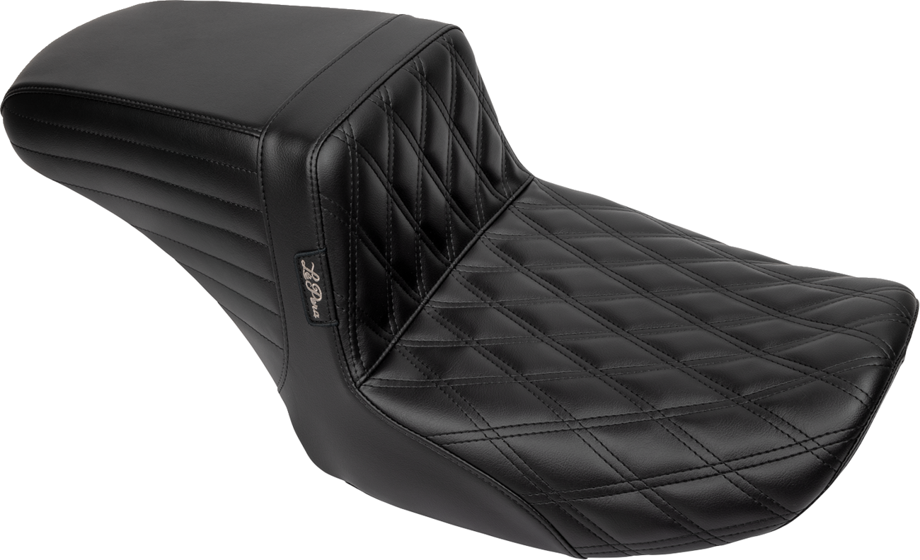 LE PERA Kickflip Seat - Double Diamond Stitch - FLH/FLT '23-'25 LV-597DD