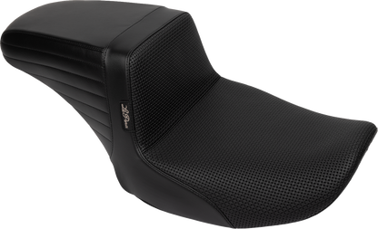 LE PERA Kickflip Seat - Basketweave - FLH/FLT '23-'25 LV-597BW