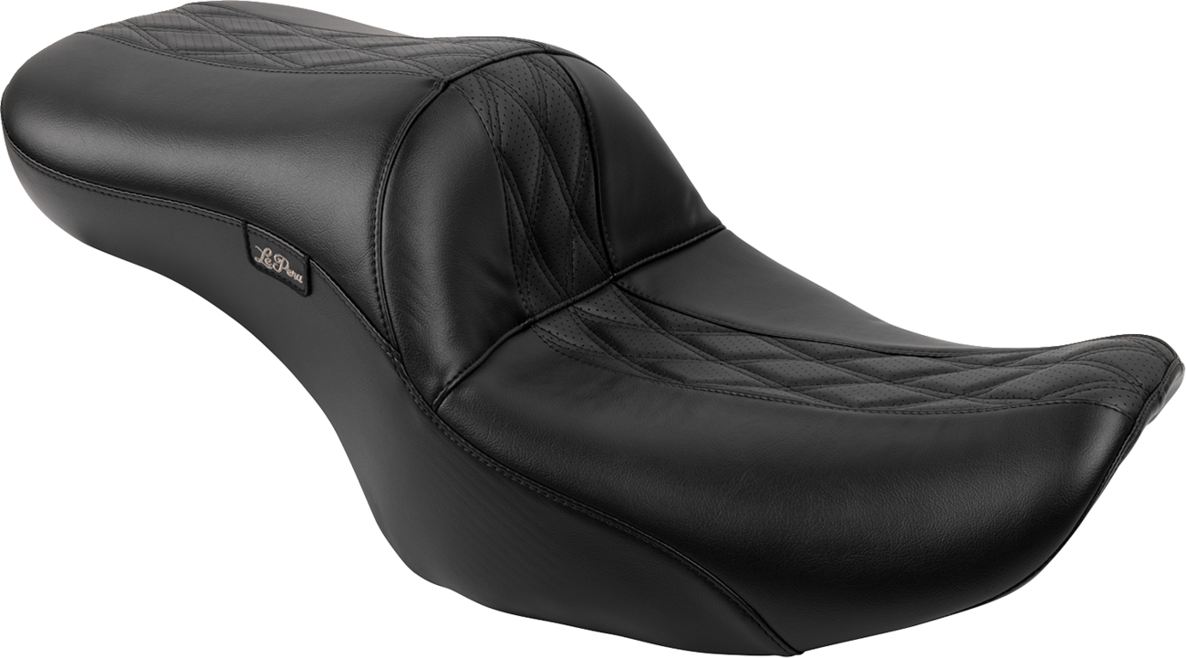 LE PERA Maverick Seat - without Backrest - Hot Rod HR2 - Black - FLH/FLT '23-'25 LV-957HR2