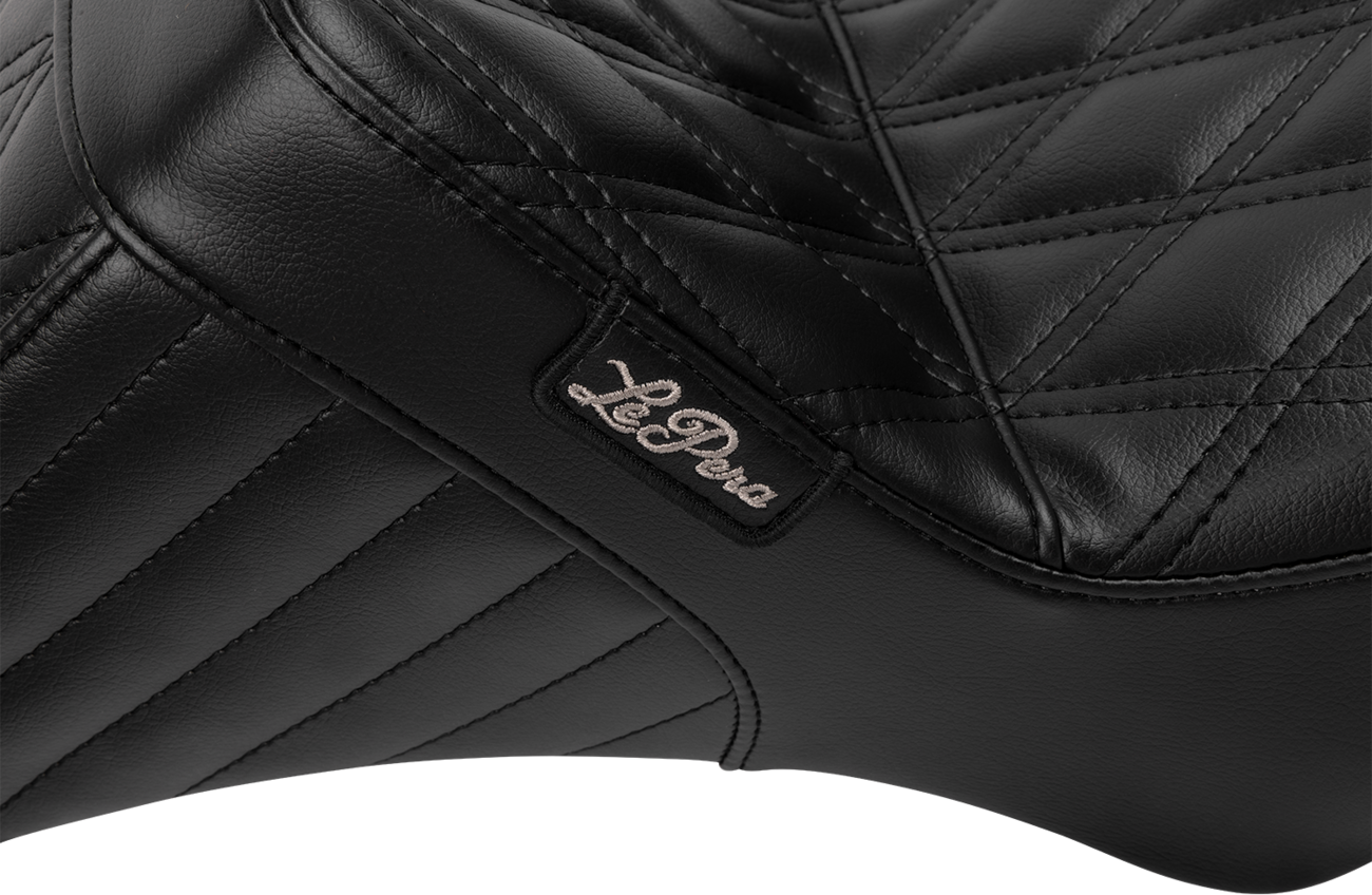 LE PERA Tailwhip Daddy Long Legs Seat - Double Diamond - FLH/FLT '23-'25 LV-587DLDD