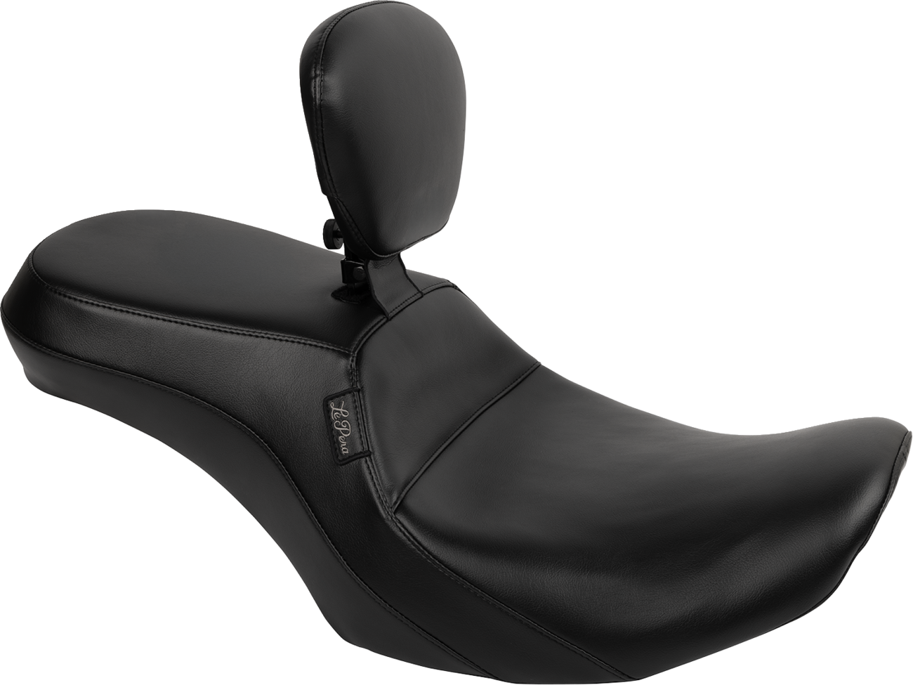 LE PERA Outcast Seat - With Backrest - Plain - FLH/FLT '23-'25 LV-997BR