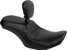 LE PERA Outcast Seat - With Backrest - Plain - FLH/FLT '23-'25 LV-997BR