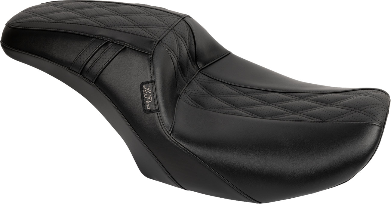 LE PERA Outcast Seat - Without Backrest - GT2 Inlay - FLH/FLT '23-'25 LV-987GT2
