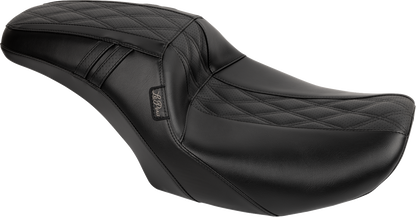 LE PERA Outcast Seat - Without Backrest - GT2 Inlay - FLH/FLT '23-'25 LV-987GT2