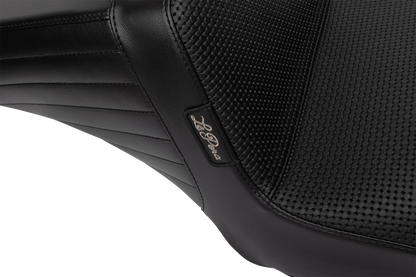LE PERA Kickflip Seat - Basketweave - FLH/FLT '23-'25 LV-597BW