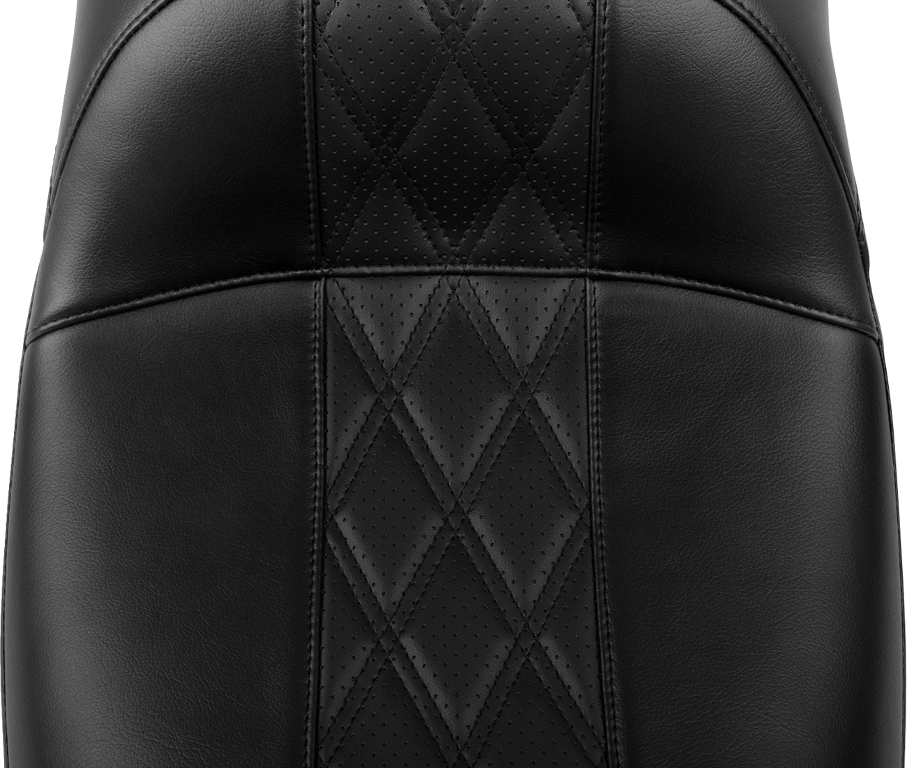 LE PERA Maverick Daddy Long Legs Seat - Without Backrest - Diamond Stitch - HR2 Inlay - FLH/FLT '23-'25 LV-957DLHR2
