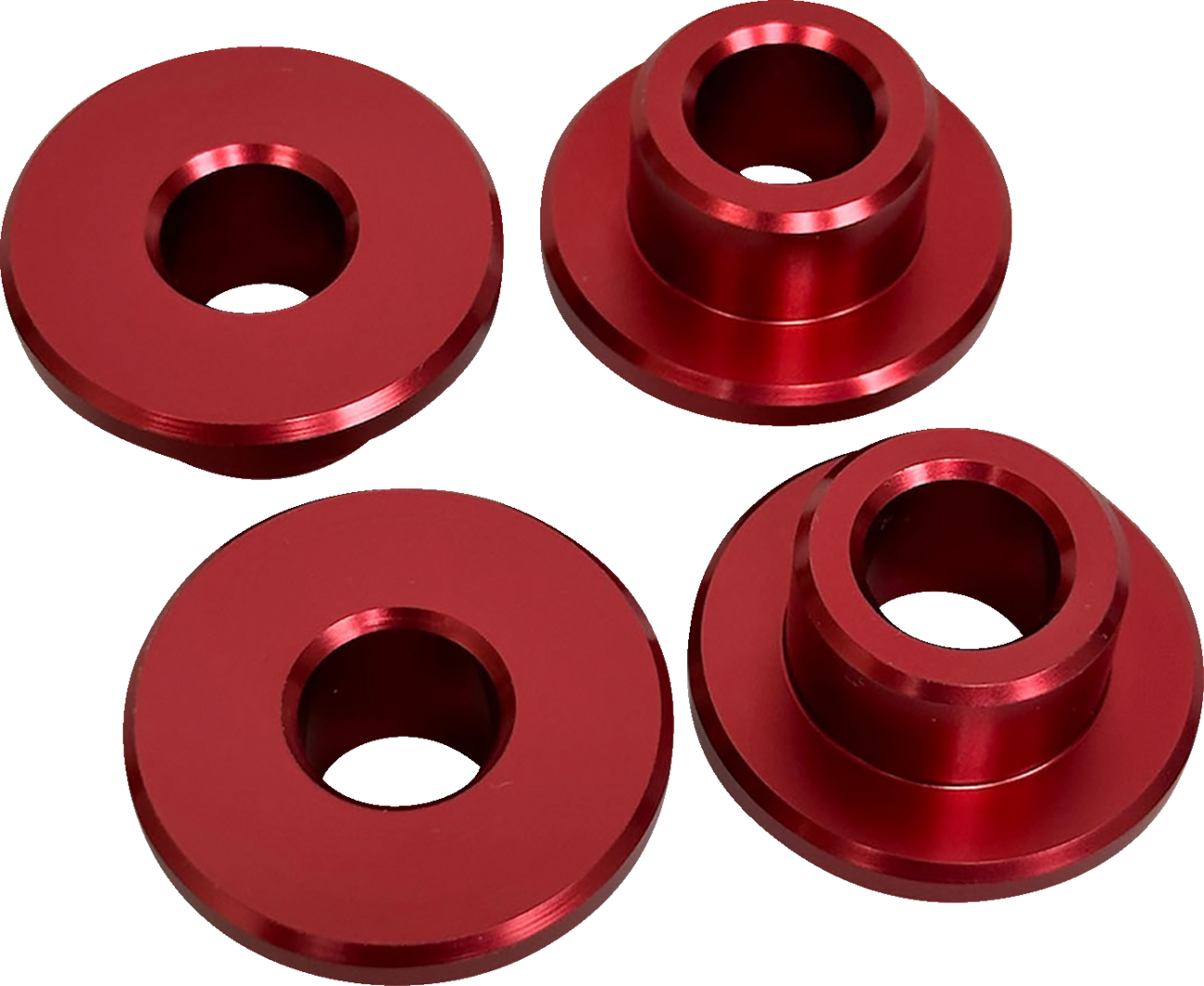 PRO-ONE PERF.MFG. Solid Riser Bushing Kit - Red 103060R