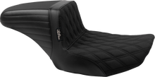 LE PERA Kickflip Seat - Double Diamond Stitch w/ Gripp Tape - FLH/FLT '23-'25 LV-597DDGP