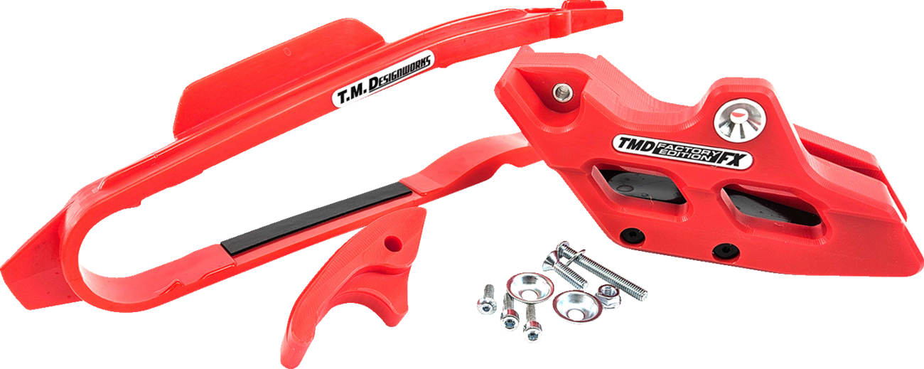 T.M. DESIGNWORKS Chain Guide/Slider - Red - Beta FXK-BT2-RD