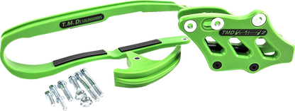 T.M. DESIGNWORKS Chain Guide/Slider - Green - KX 250/450 KCP-K12-GR