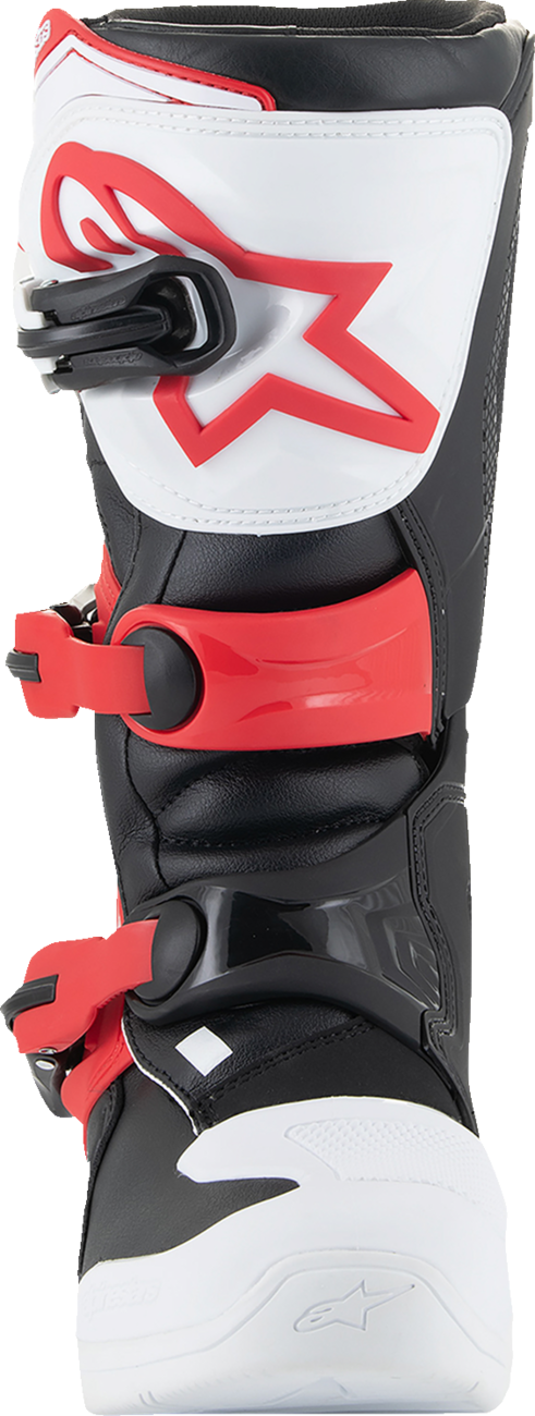 ALPINESTARS Youth Tech3S Boots - White/Black/Red - US 6 / EU 39 2014024-2030-6