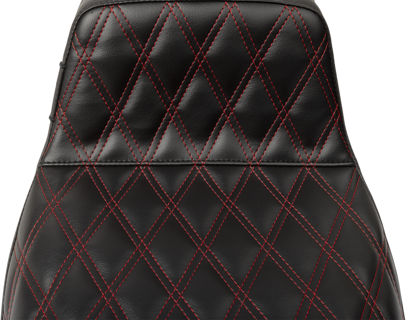 LE PERA Tailwhip Seat - Red Double Diamond Stitch - FLH/FLT '23-'25 LV-587DD-R01