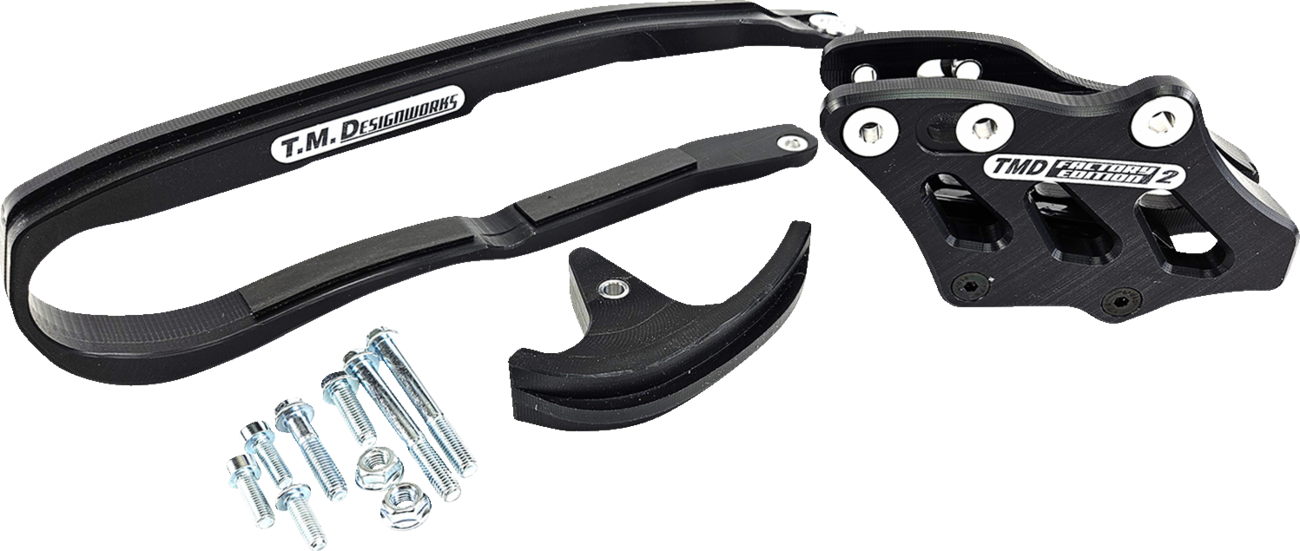 T.M. DESIGNWORKS Chain Guide/Slider - Black - KX 250/450 KCP-K12-BK