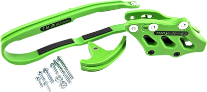 T.M. DESIGNWORKS Chain Guide/Slider - Green - KX 250/450 KCP-K12-GR