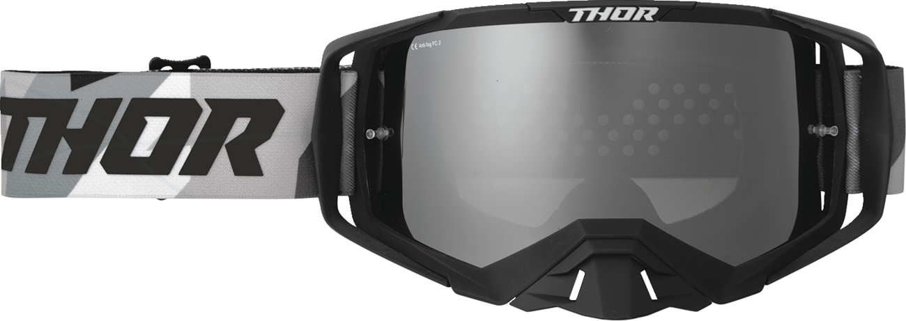 THOR Activate Goggle - Brave - Black/Camo - Mirror Lens 2601-3701