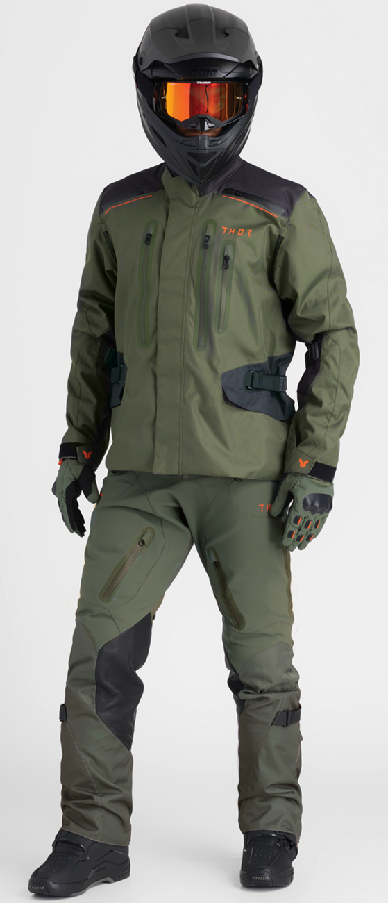 THOR Range Jacket - Army/Orange - 2XL 2920-0841