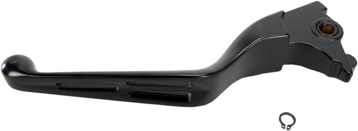 DRAG SPECIALTIES Slotted Wide Blade Replacement Brake Lever - Black H07-0602MB-B