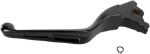 DRAG SPECIALTIES Slotted Wide Blade Replacement Brake Lever - Black H07-0602MB-B