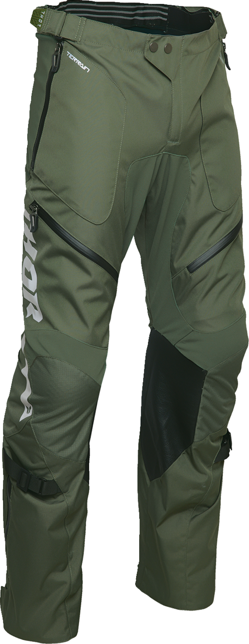 THOR Terrain Over-the-Boot Pants - Army/Charcoal - US 28 2901-12149