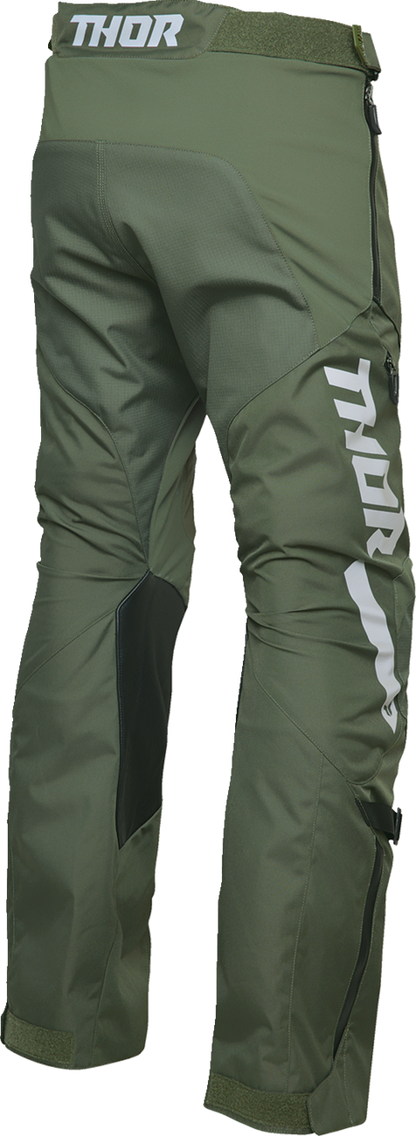 THOR Terrain Over-the-Boot Pants - Army/Charcoal - US 30 2901-12150