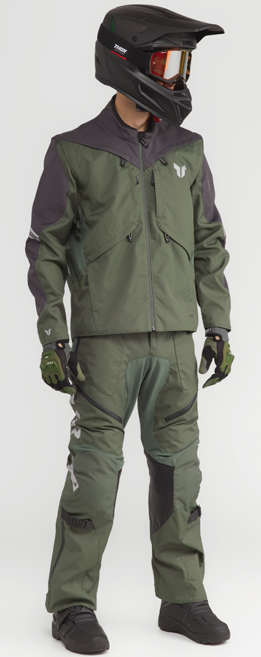 THOR Terrain Over-the-Boot Pants - Army/Charcoal - US 48 2901-12159