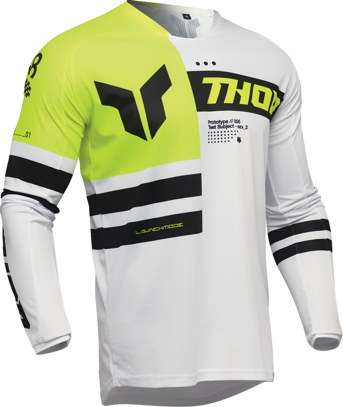 THOR Launchmode Dozer Jersey - Acid/Black - Medium 2910-8279