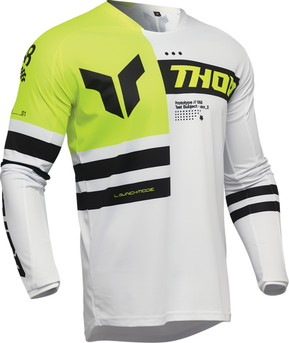 THOR Launchmode Dozer Jersey - Acid/Black - Medium 2910-8279