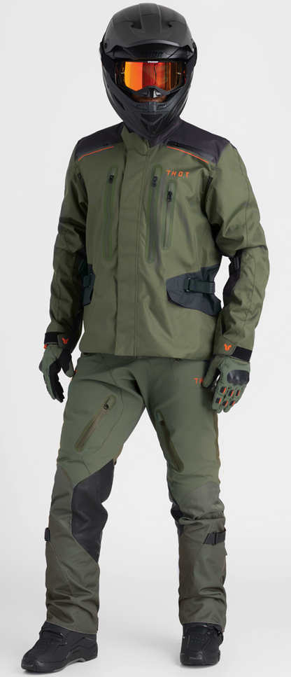THOR Range Jacket - Army/Orange - Medium 2920-0838