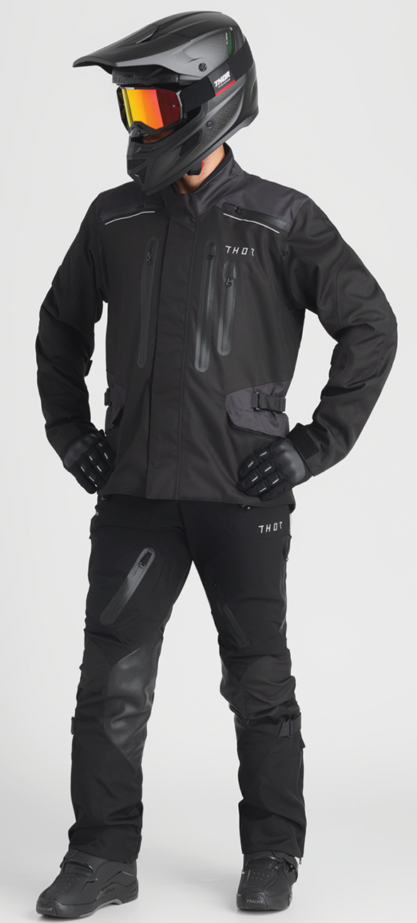 THOR Range Jacket - Black/Heather - Medium 2920-0844