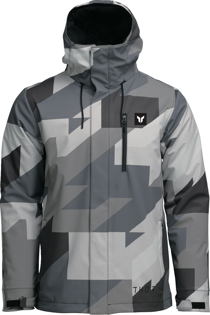 THOR Brave Tour Jacket - Gray/Black Camo - 2XL 2920-0865