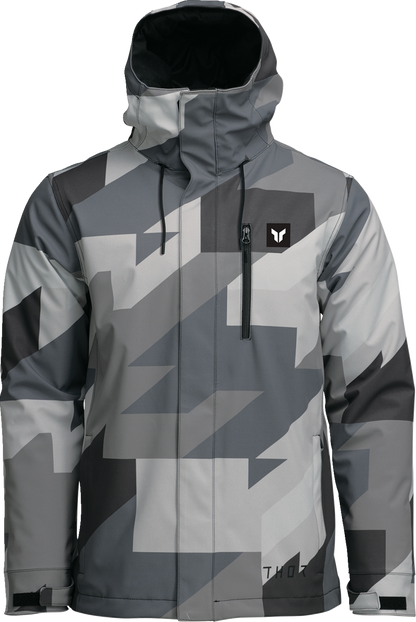THOR Brave Tour Jacket - Gray/Black Camo - 2XL 2920-0865