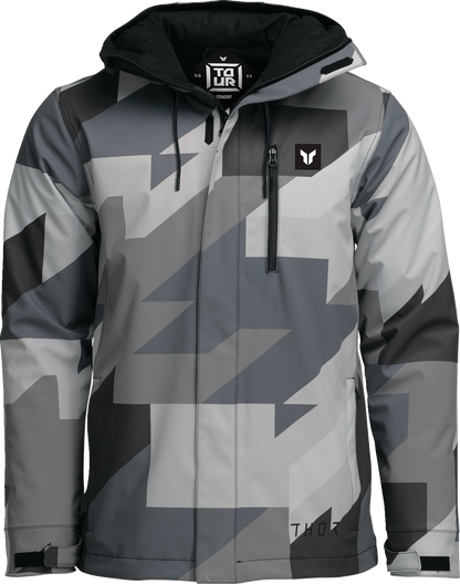 THOR Brave Tour Jacket - Gray/Black Camo - XL 2920-0864