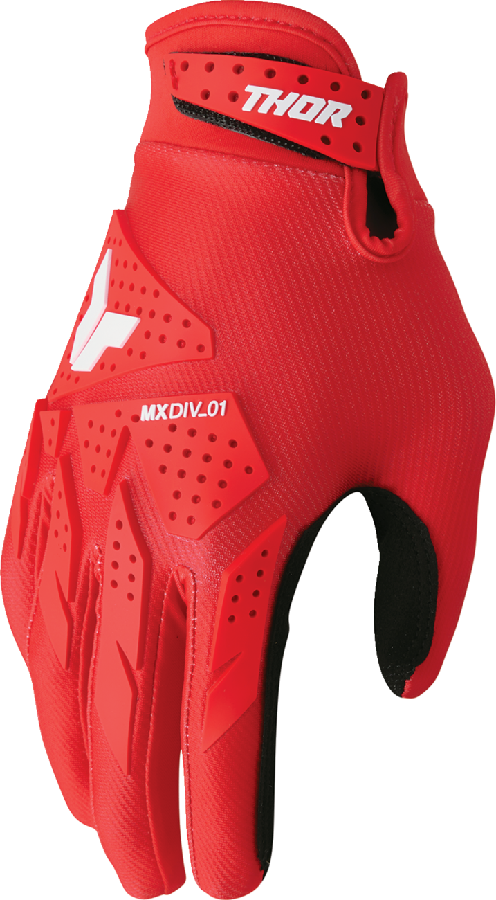 THOR Launchmode XP Gloves - Red - Medium 3330-8163