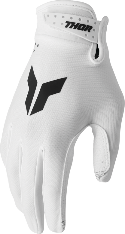 THOR Launchmode Gloves - White - Large 3330-8227