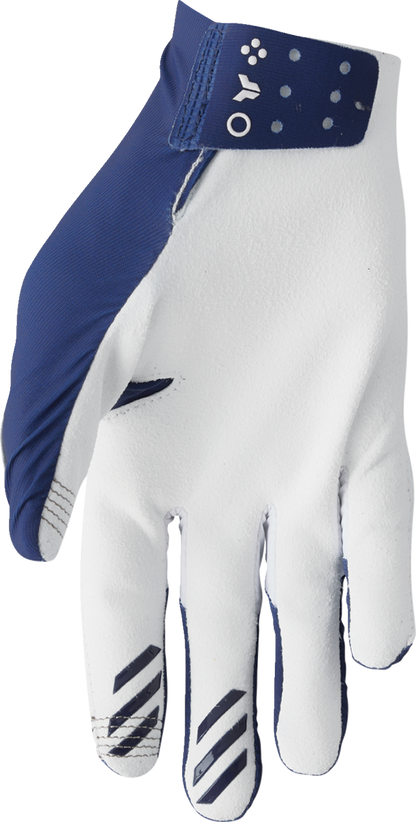 THOR Sportmode Iconic Gloves - Navy/White - Small 3330-8231