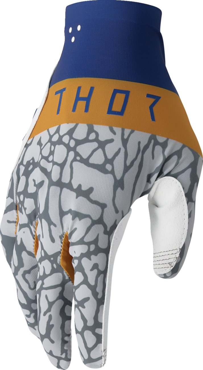 THOR Sportmode Bravo Gloves - Navy/Copper - XL 3330-8240