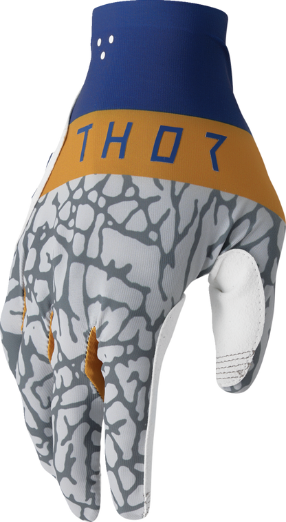 THOR Sportmode Bravo Gloves - Navy/Copper - Small 3330-8237