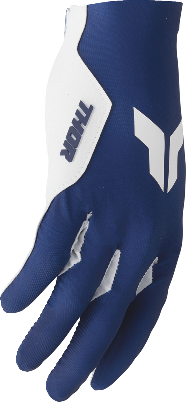 THOR Sportmode Iconic Gloves - Navy/White - Medium 3330-8232