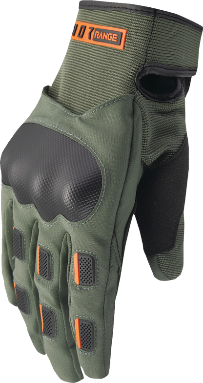 THOR Range Gloves - Army/Orange - 2XL 3330-8268