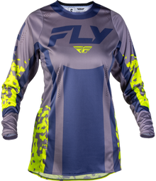 Women's Lite Flake Jersey Lavendar/Blue/Yellow Xl