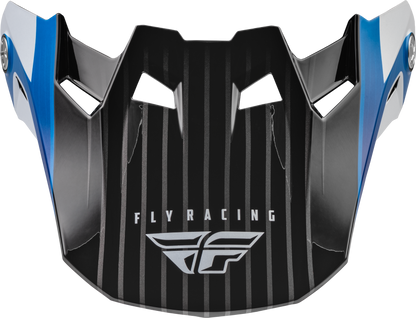 Formula Carbon Prime Visor Blue/White/Blue Carbon Xl/2x