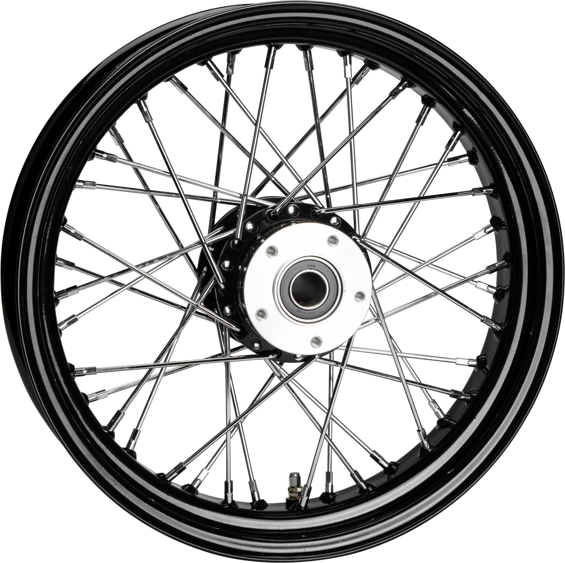 Fr 40 Spk Dd Black 16x3.5 Flt Hub 1" Axl 00 Ltr