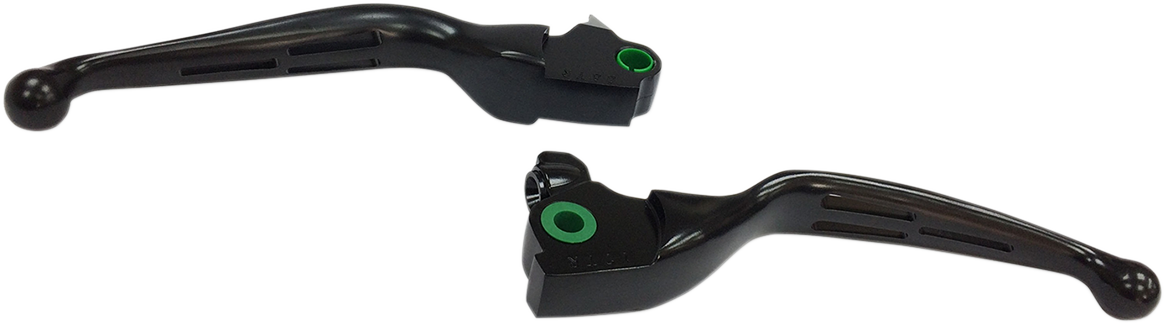DRAG SPECIALTIES Slotted Wide Blade Lever - Brake - Trike - Black H07-0606MB-B