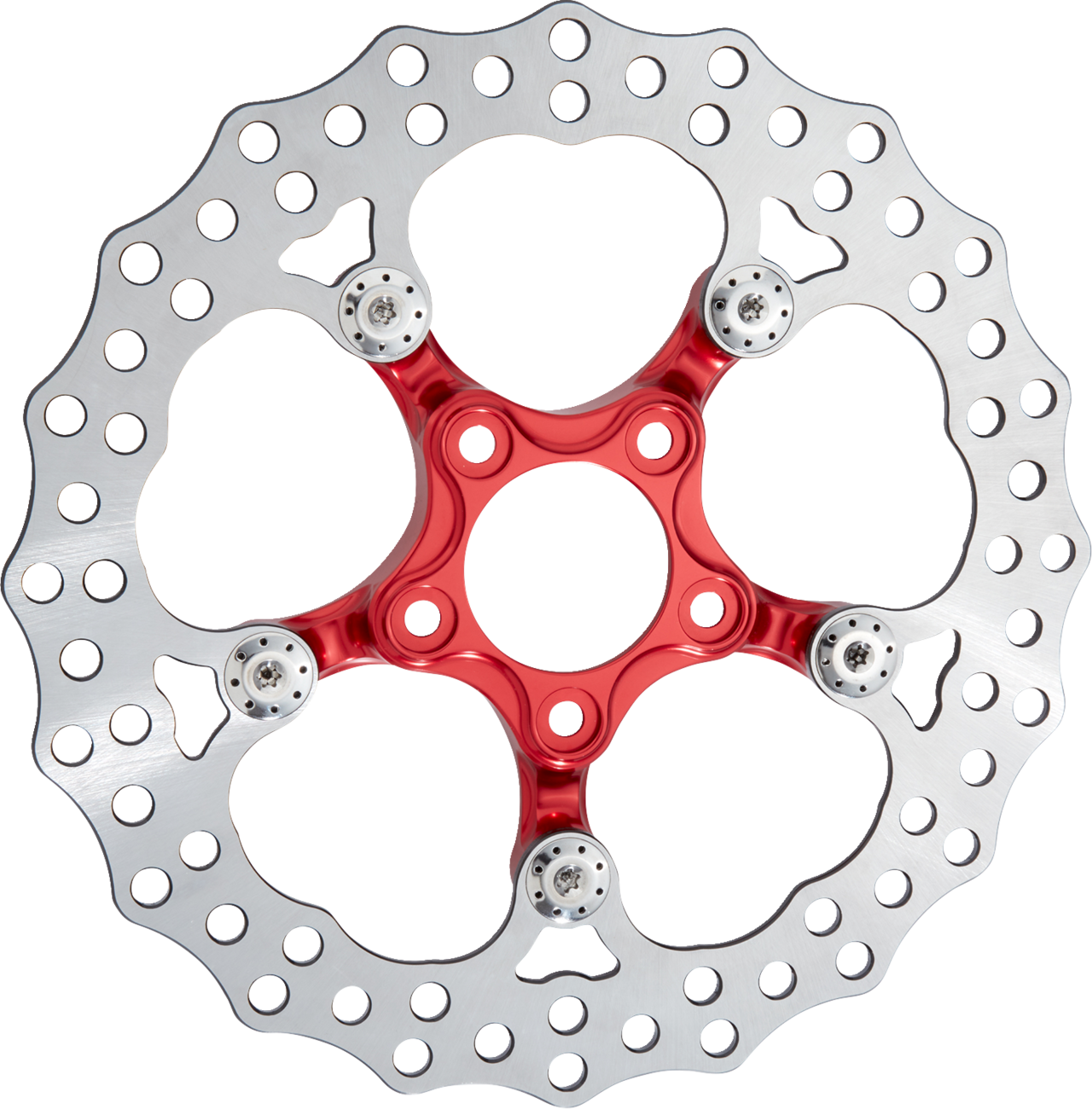 ARLEN NESS Spider Rotor - 12-19/32" - Red - Front 300-111