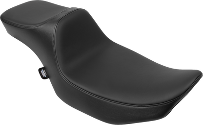 DRAG SPECIALTIES SEATS Extended Reach Predator III Seat - Vinyl/Solar Reflective Leather - Slipstop - FLH/FLT '23-'24 4705E