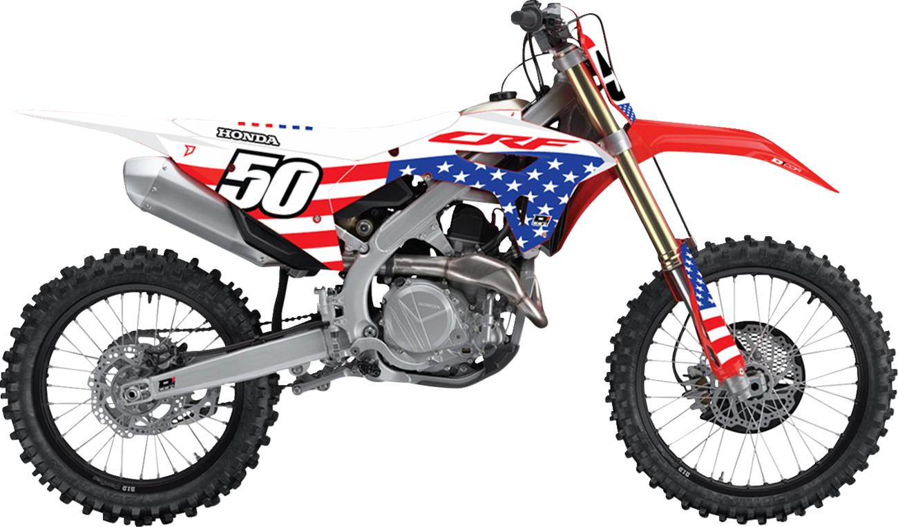 D'COR VISUALS Graphic Kit - USA Honda Honda - CRF 250/450 R '21-'24 20-10-300