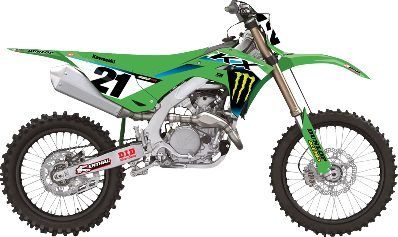 D'COR VISUALS Graphic Kit - '25 Monster Energy - KX 450 '24-'26 20-20-825