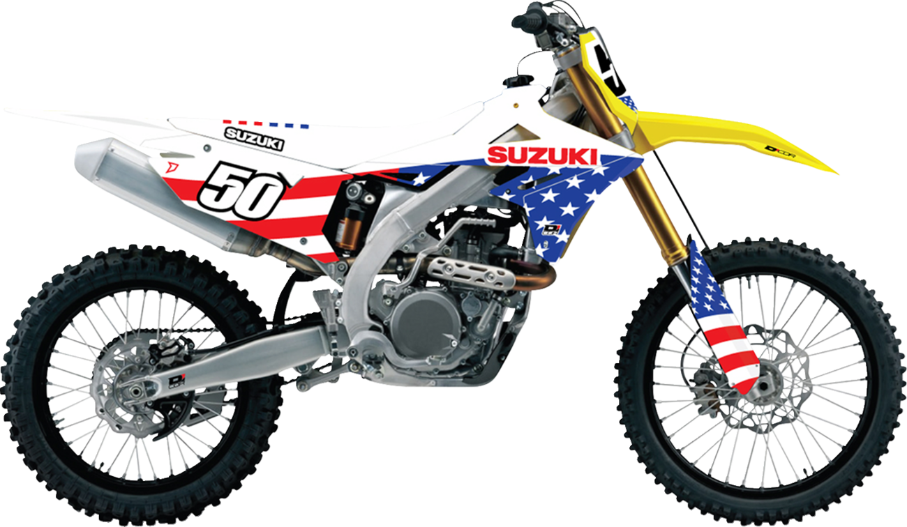D'COR VISUALS Graphic Kit - USA Suzuki - RM-Z 250/450 20-40-400